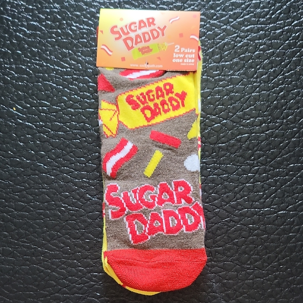 Sugar Daddy Bright Yellow Patterned Low Cut Socks - 2 Pack